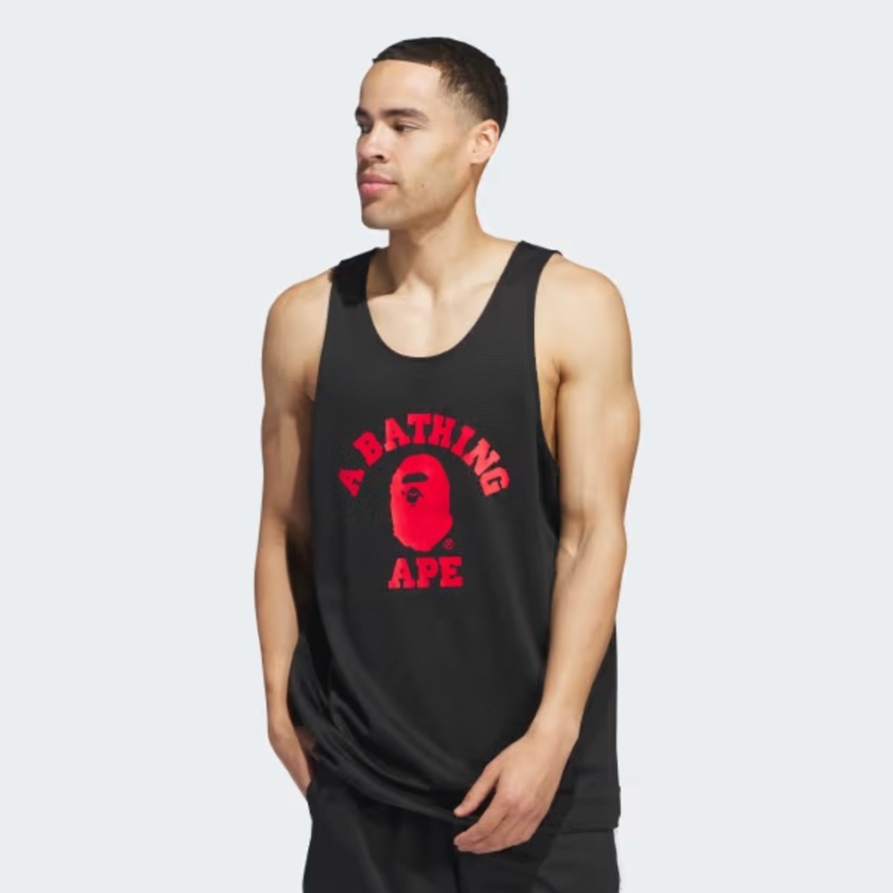 adidas BAPE x Dame 9 REVERSIBLE JERSEY CARBON